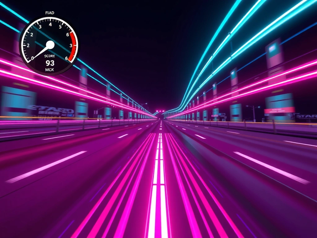 Neon Drift game interface screenshot